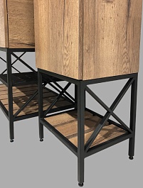 Comforty Пенал Бредфорд 40 дуб темный – фотография-5